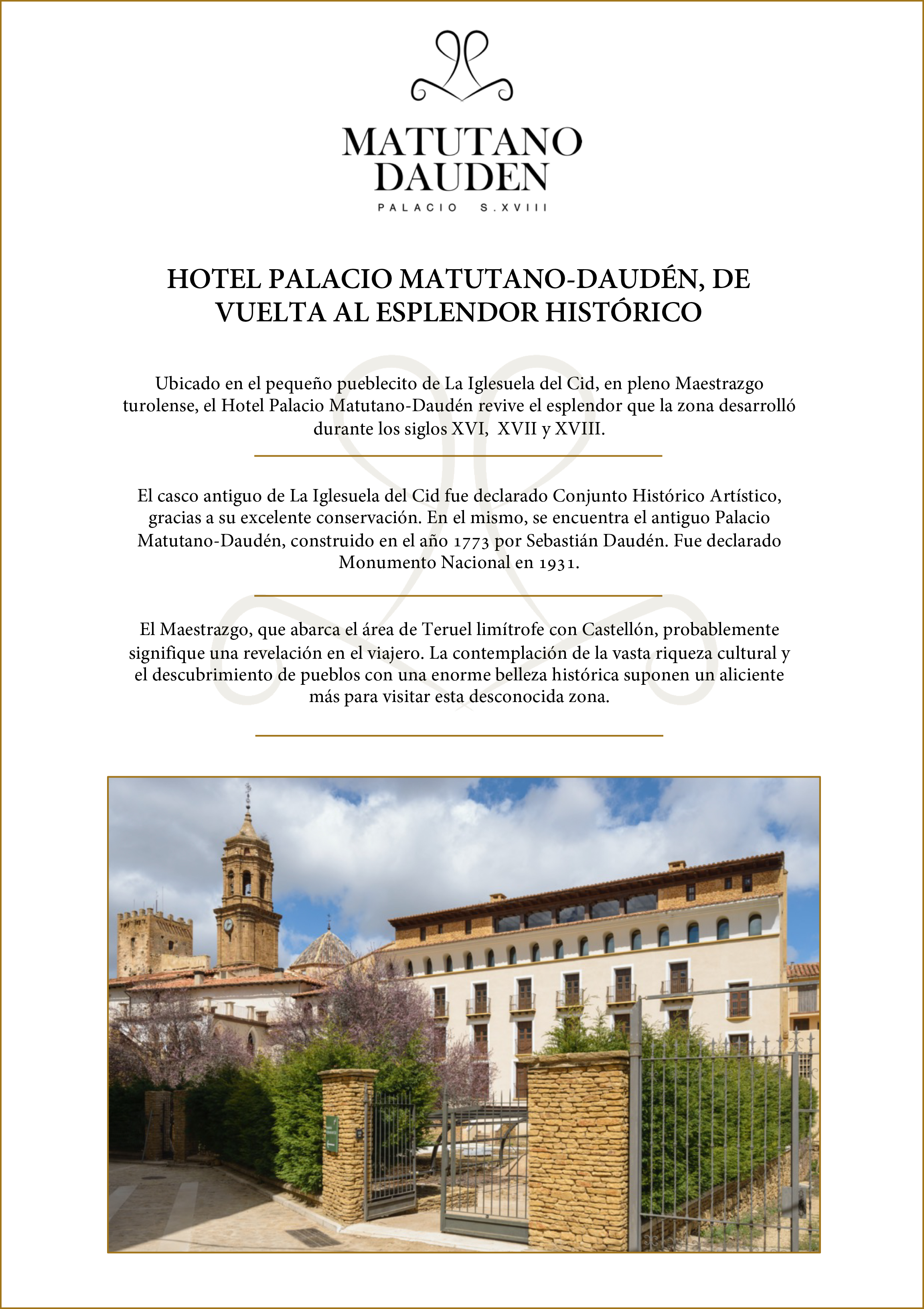 NdP Hotel Palacio Matutano